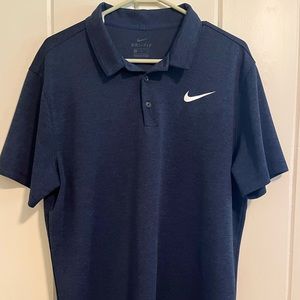 Large Blue Nike Golf Polo.